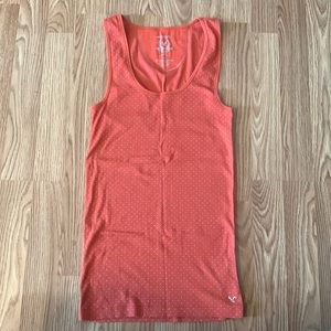 Orange polka dot American Eagle tank top. Size L.